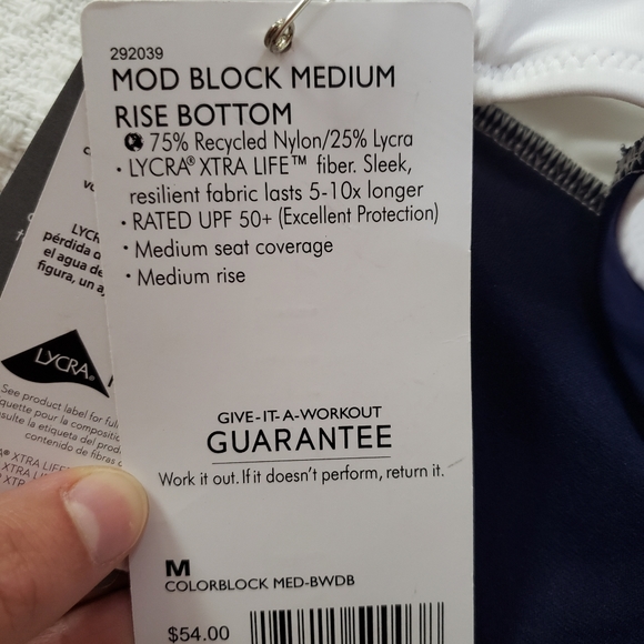 ATHLETA WOMENS BIKINI WITH TAGS - Picture 4 of 5